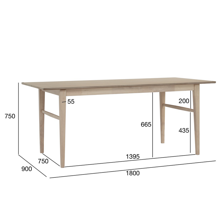 Archie Natural Dining Table