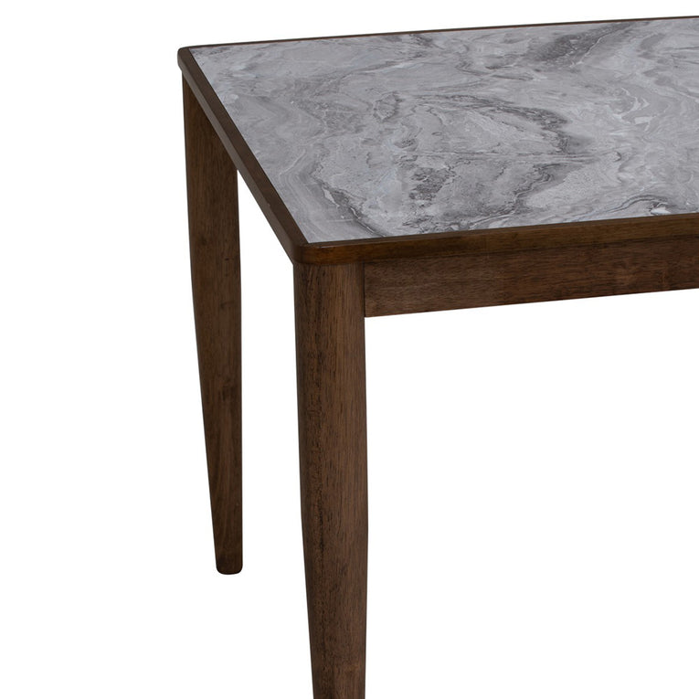 Andrea Walnut/Marble Dining Table-1.5m