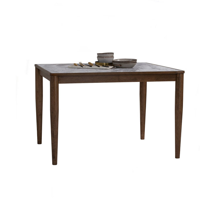 Andrea Walnut/Marble Dining Table-1.35m