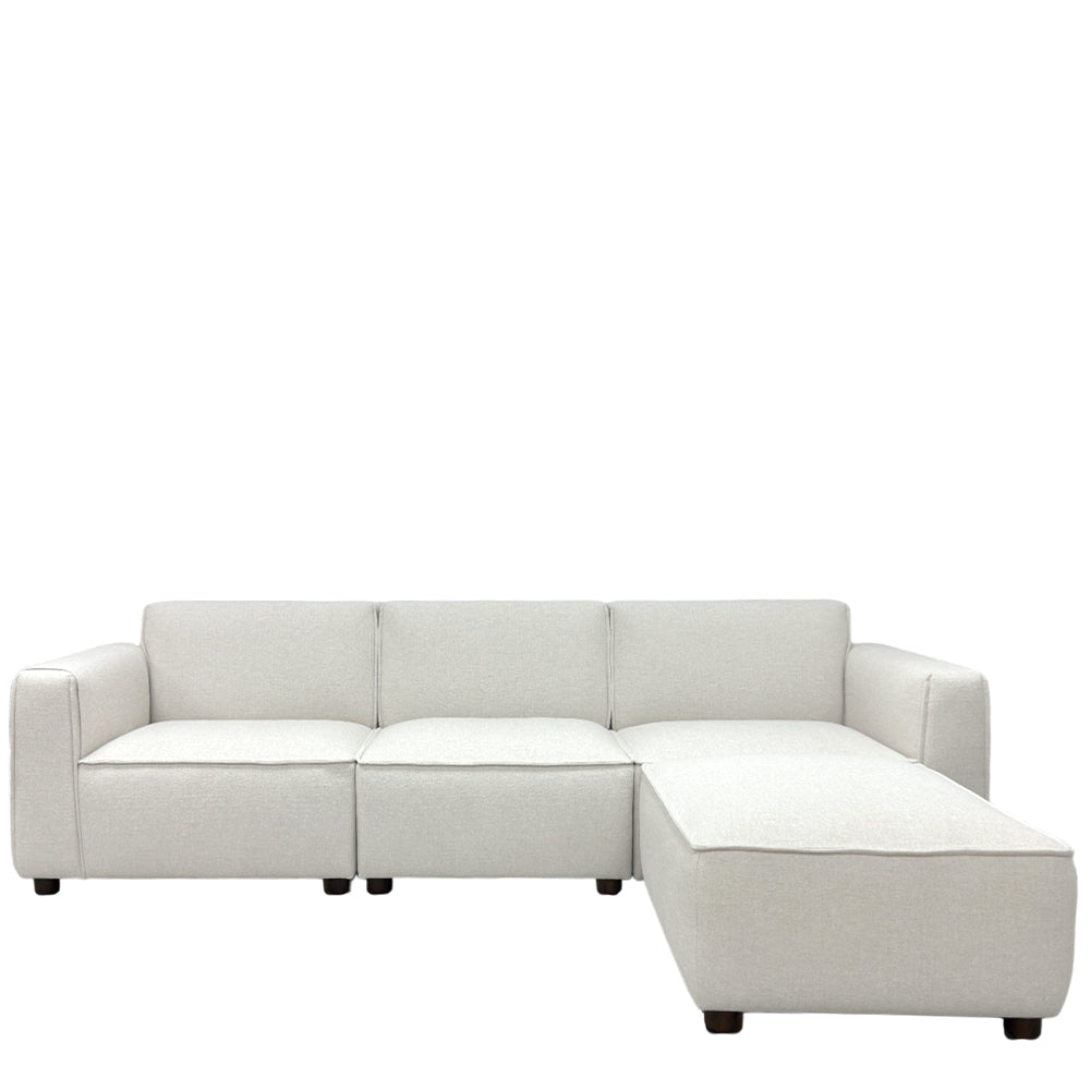 Bruno 4 Seater Modular Sofa With Ottoman