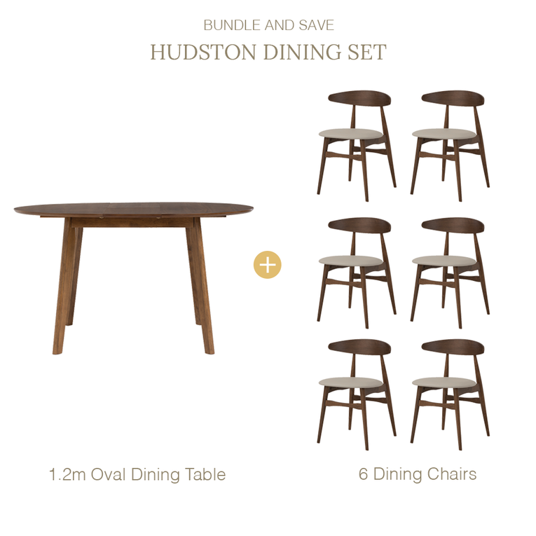 Hudston Oval Extendable Dining Set