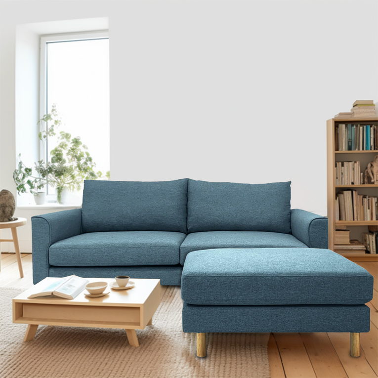 Toby Sofa With Ottoman-EcoClean
