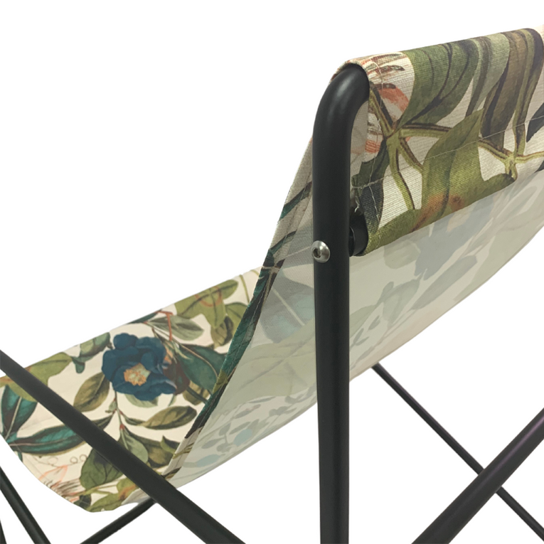Coastal Designer Lounge Chair-Denim