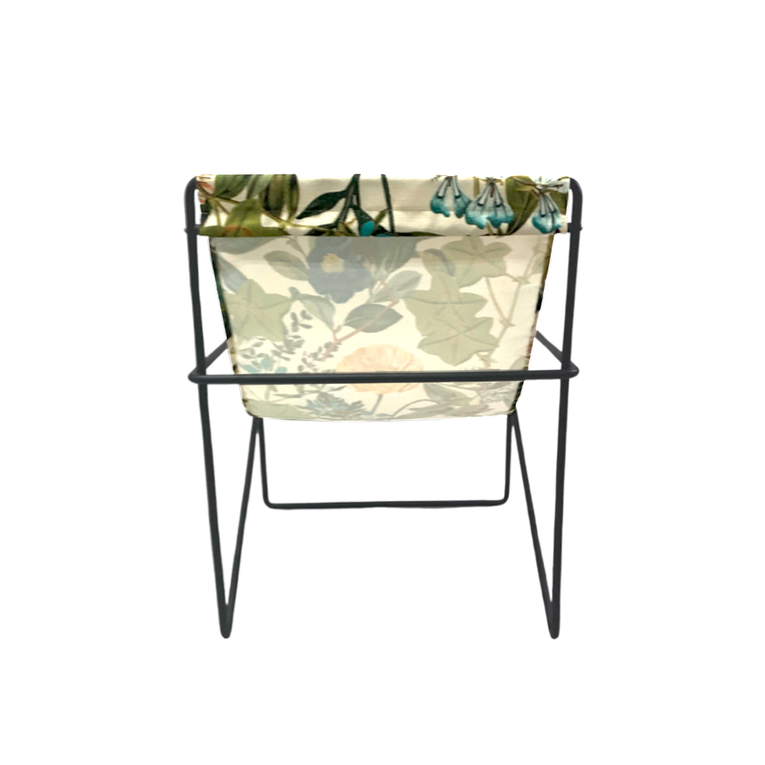 Coastal Designer Lounge Chair-Denim
