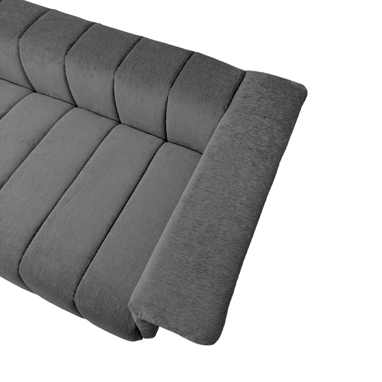 Marlon Velvet Chaise Sectional Sofa