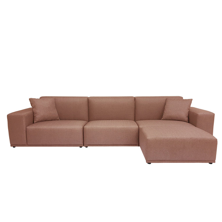 Moota 4 Seater Modular Sofa with Ottoman - EcoClean