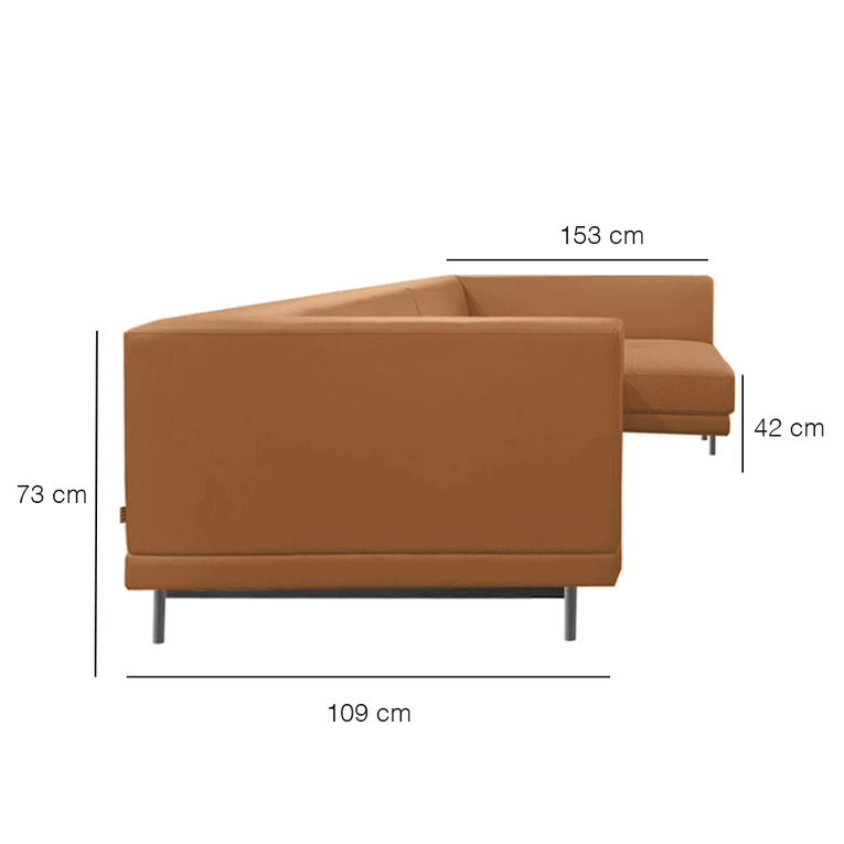 Hemlock Right Chaise Sofa