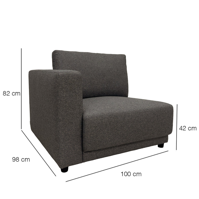 Switch Modular Right Arm Chair - EcoClean