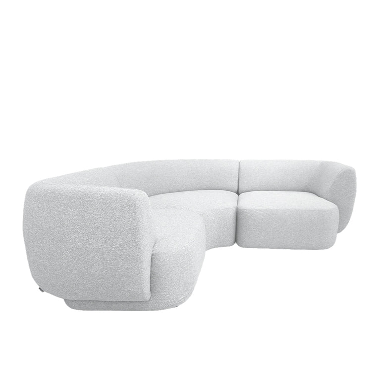 Pebble Corner 4 Seater Sectional Sofa - EcoClean