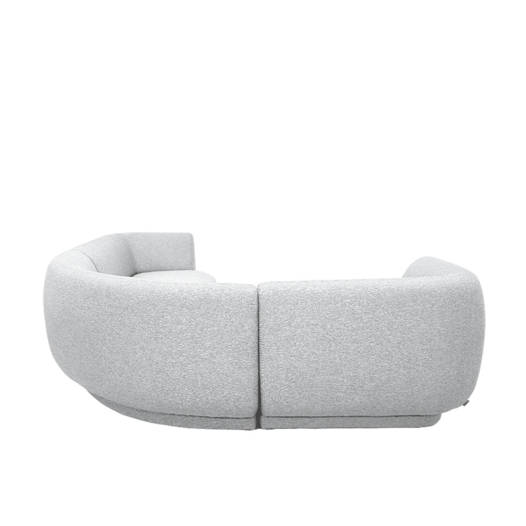 Pebble Corner 4 Seater Sectional Sofa - EcoClean