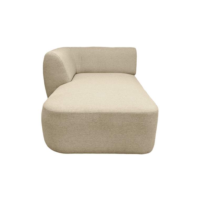 Pebble Left-Arm Chaise Sectional Chair - EcoClean