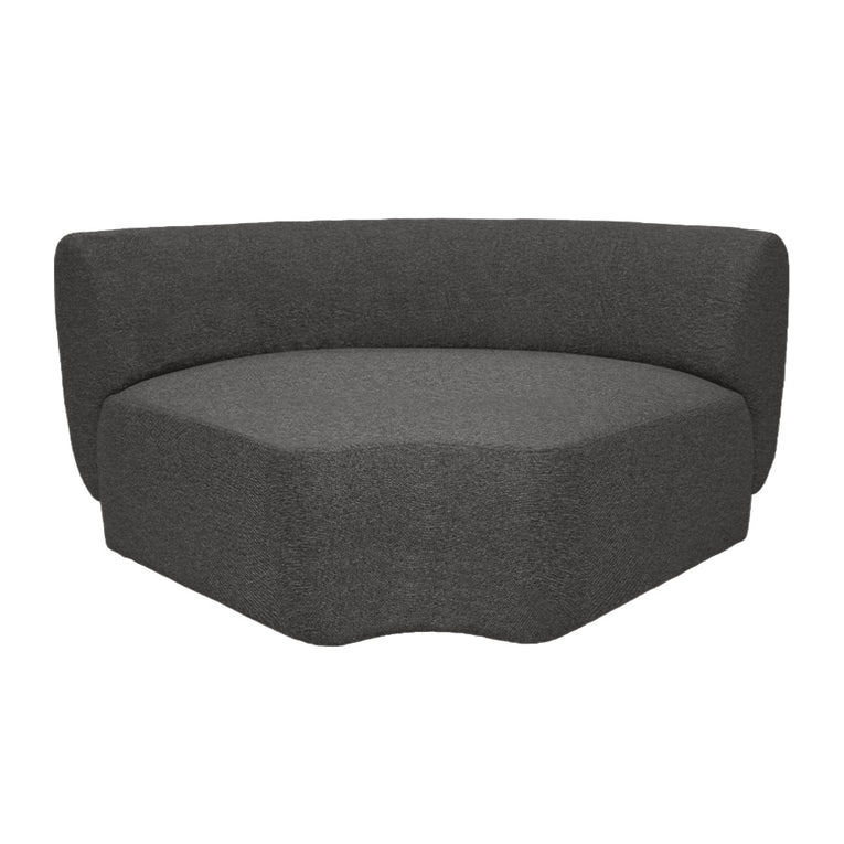 Pebble Curve Corner Sectional Chair - EcoClean