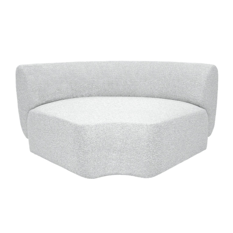 Pebble Curve Corner Sectional Chair - EcoClean