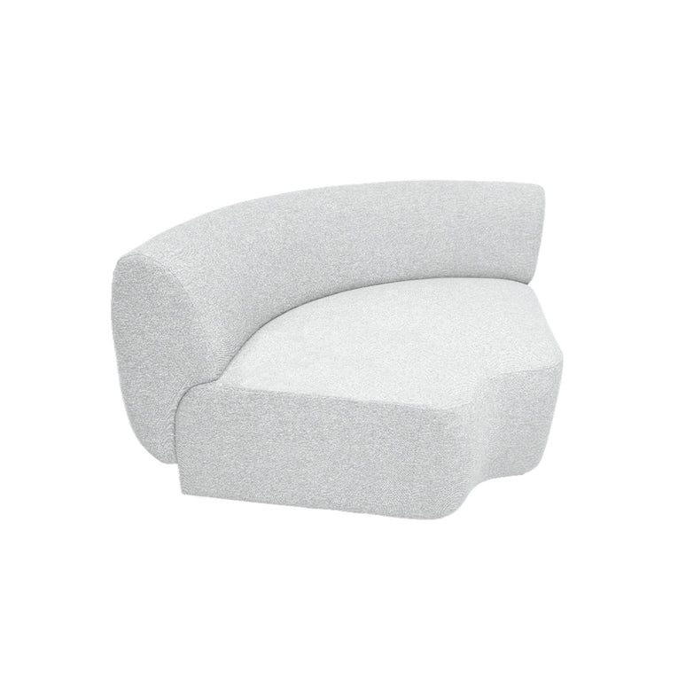 Pebble Curve Corner Sectional Chair - EcoClean