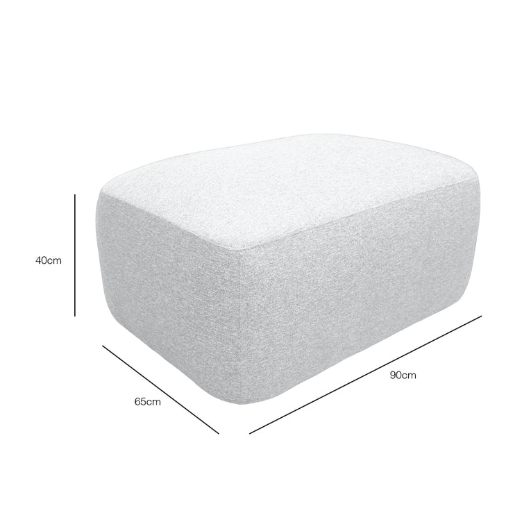 Pebble Sectional Ottoman - EcoClean