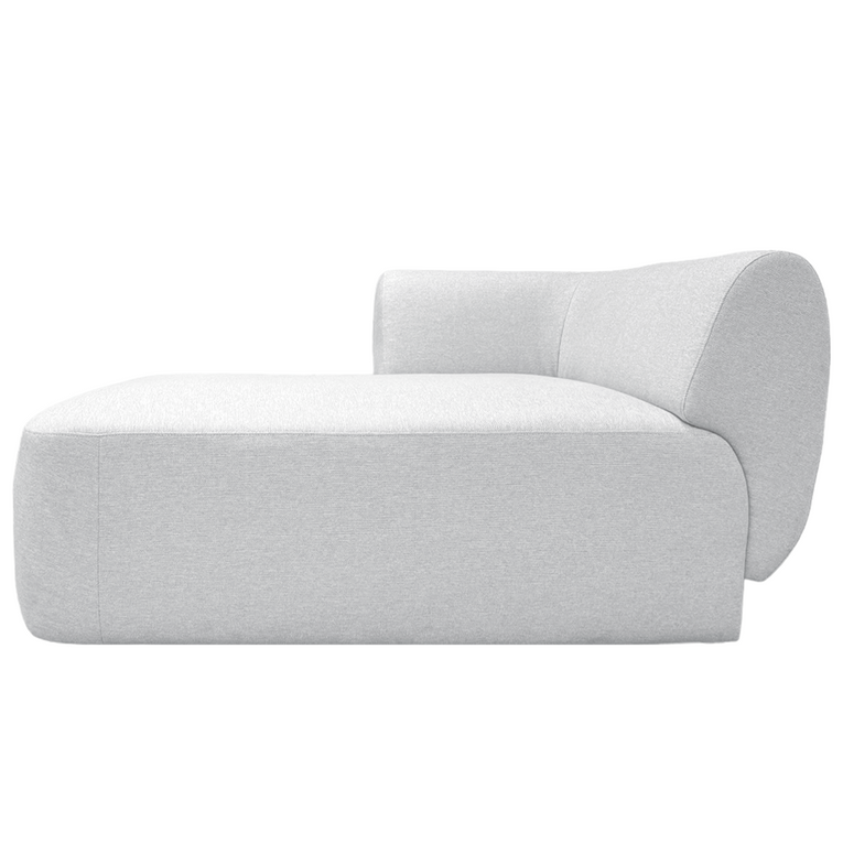 Pebble Left-Arm Chaise Sectional Chair - EcoClean