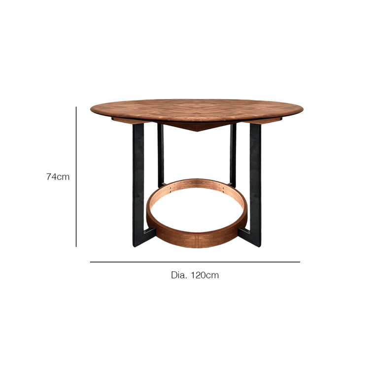 Philos Retro Round Dining Table [As-Is]