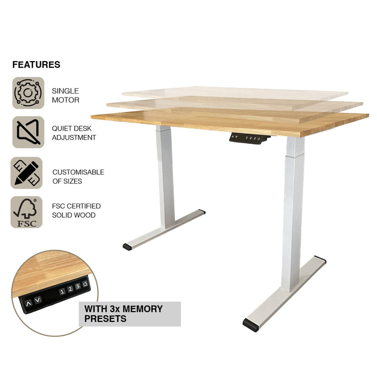 SMART Solid Wood Standing Desk