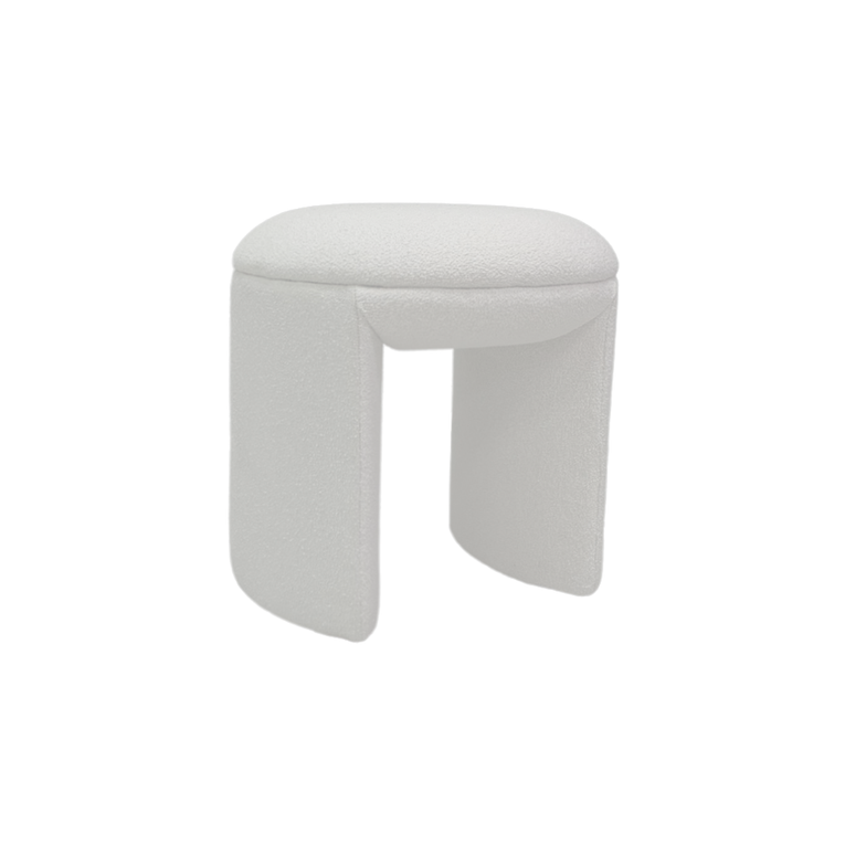 Stacy Boucle Dressing Stool