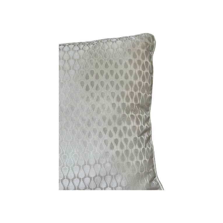 Joanne Fabric Cream Silver Cushion