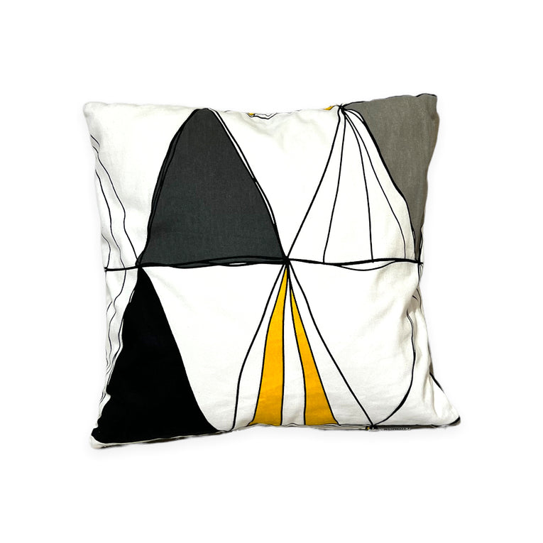 Geometric Printed Cushion