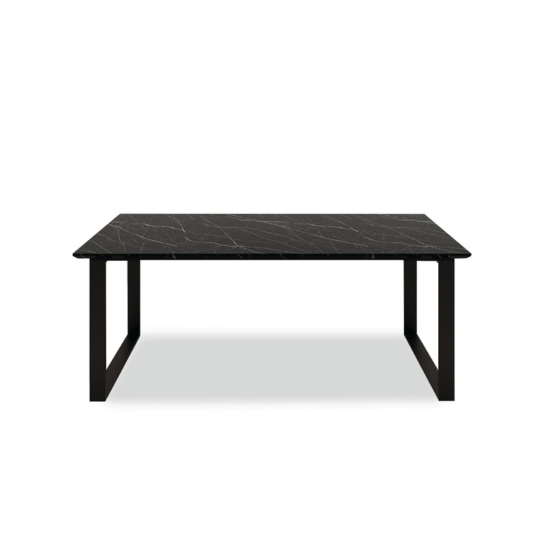 Trestle Marble Dining Table