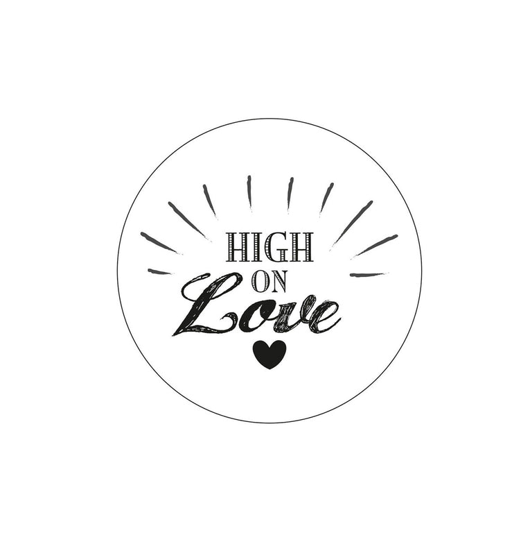 Ms Etoile - Low Ceramic Bowl Harlequin High On Love