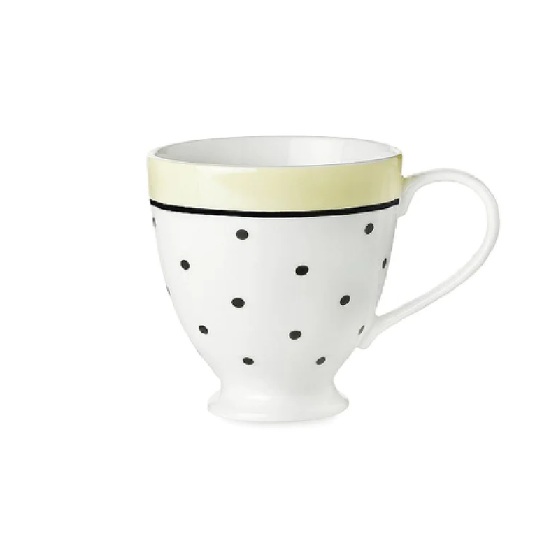 Ms Etoile - Coffee Mug with Polka Dots