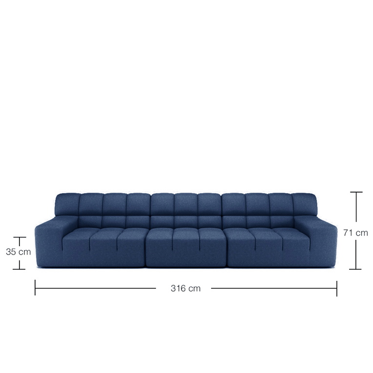 Roger 4 Seater Modular Sofa