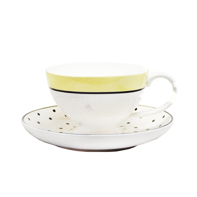 Ms Etoile - Tea Cup & Polka Dots Saucer