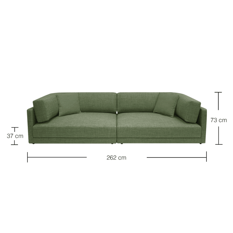 Dennis 4 Seater Modular Sofa - EcoClean